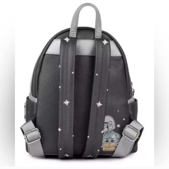 NWT Mandalorian Grogu Disney PARKS 2024 Loungefly Backpack STAR WARS - Picture 2 of 12